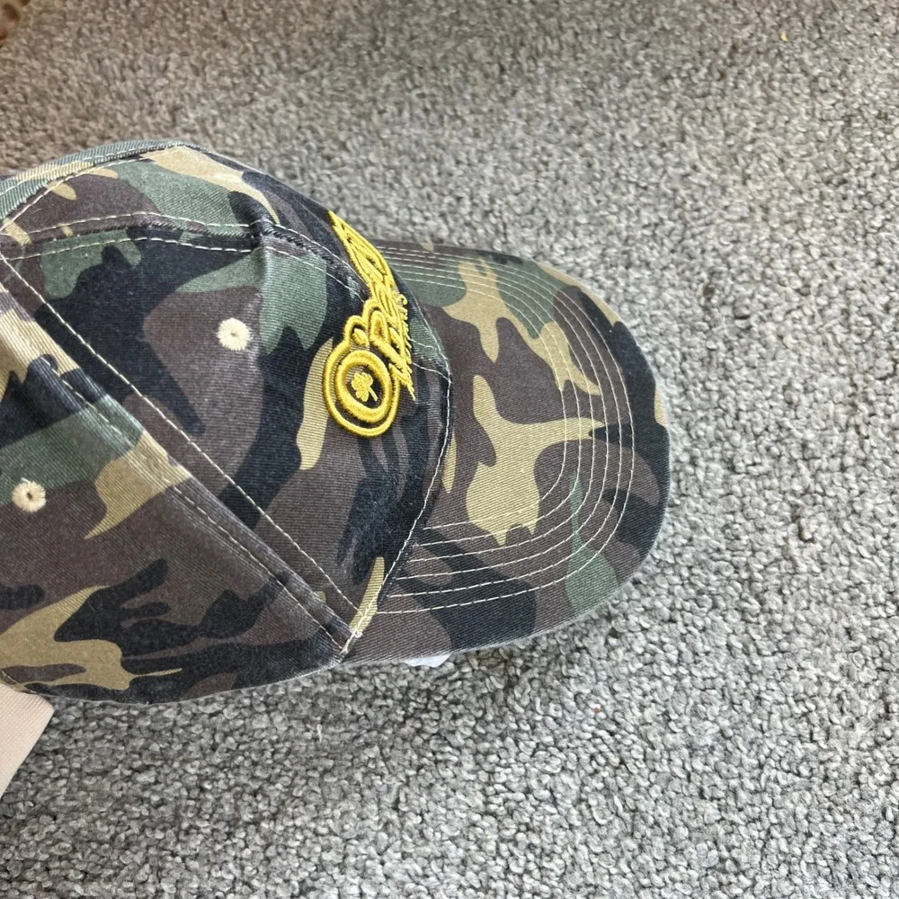 vtg O'Reilly Auto Parts Baseball Cap Mens Camo Embroidered Adjustable Dad Hat